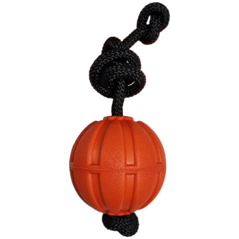 Nunbell Black amp Orange Rope amp Ball Dog Tug Toy 1 pcs