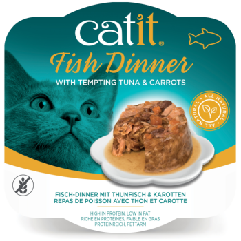 Catit Fish Dinner, Tuna & Carrot 80g