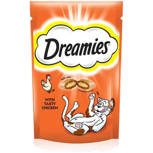 petshome dreamies chicken cat treats 60g 6