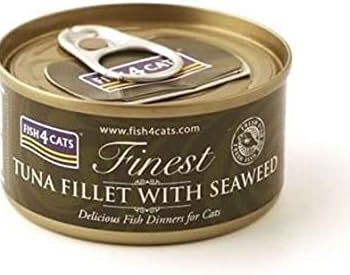 Fish4Cats Tuna Fillet with Seaweed Cat Canned Wet Food 70gm