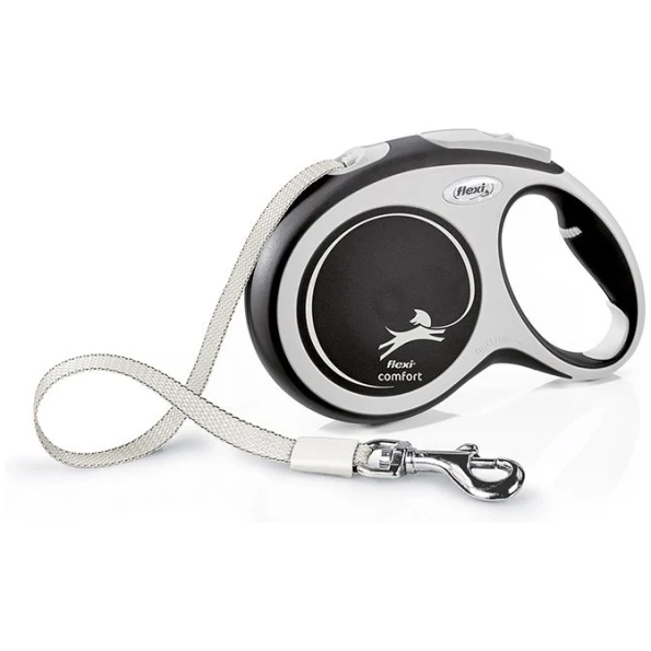 petshome flexi new comfort tape large black 8m up to 50kg