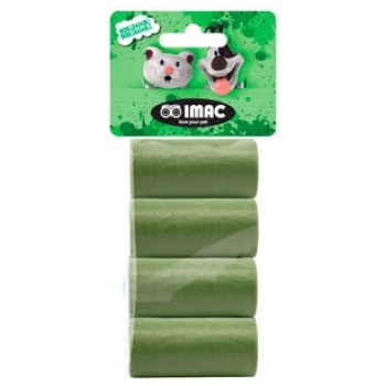 IMAC 4 Rolls Of 15 Biodegradable Waste Bags and Hygienic