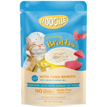 Moochie Cat Creamy Broths Tuna Bonito 40g