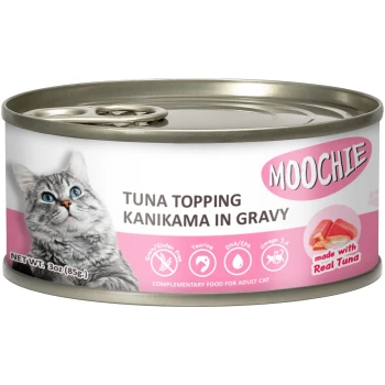 Moochie Food Topper with Tuna amp Kanikama in Gravy for Adult 85g