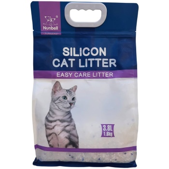 Nunbell Silicon Cat Litter crystal litter 3.8 kg  Lavender 