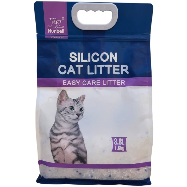 petshome nunbell silicon cat litter crystal litter 38 kg lavender 1