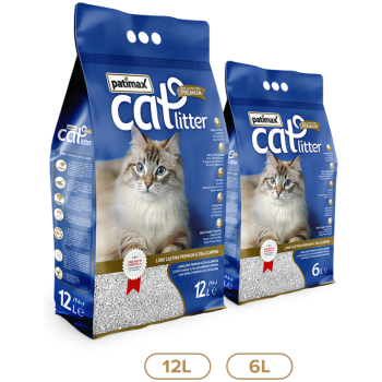 Patimax Premium Ultra Clumping Cat Litter - Lavander,12L -9.6kg