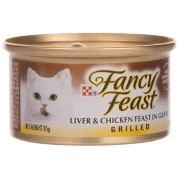 PURINA Fancy Feast Grilled Liver amp Chicken Wet Cat Food 85G