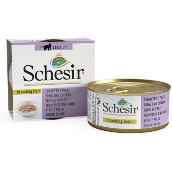 Schesir tuna  chicken fillet in cooking broth 70g