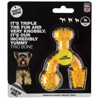 TastyBone Nylon Trio Toy Dog - Chicken