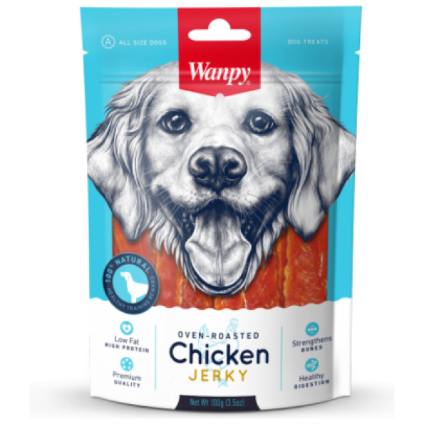 petshome wanpy chicken jerky treat 100 gm 1