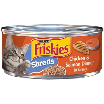 Purina Friskies Shreds Chicken amp Salmon 156g