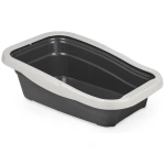 Nella-Cat-Litter-Tray-w-Frame-Grey