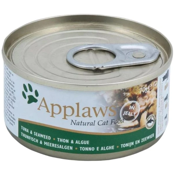 Applaws Tuna Fillet Seaweed Tinned Cat Food 70g