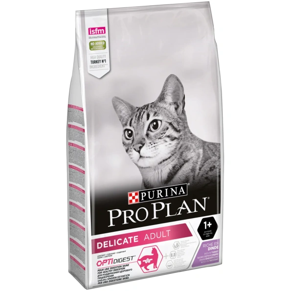 PURINA Pro Plan Delicate Adult Rich in Turkey Dry Cat Food 1.5 KG