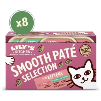 Lilys Kitchen Assorted Pate For Kittens 8 x 85 gr