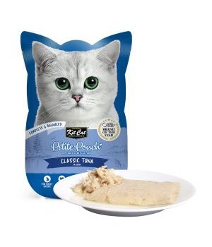 Kit Cat Petite Pouch Wet Cat Food with Classic Tuna in Aspic 70 gr