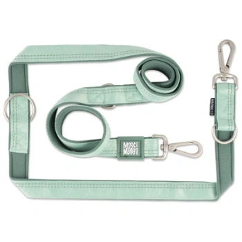 Max and Molly Multi function leash/M jade 200 cm/78.7 in