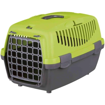 MP Bergamo Gipsy Small Black amp Light Green Pet Carrier Crate 46x31x32cm 1 pcs