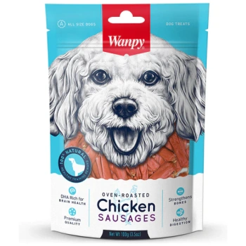 wanpy chicken sausages 100g