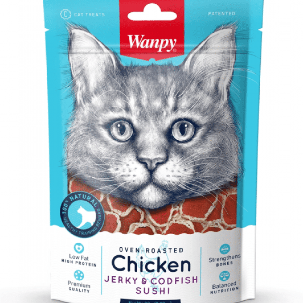 wanpy soft chicken jerky and codfish sushi for cat 80 g 1 wanpy-cat-chicken-jerky-and-codfish-sushi-80g-_w81130_1_-7291-1000x1000w