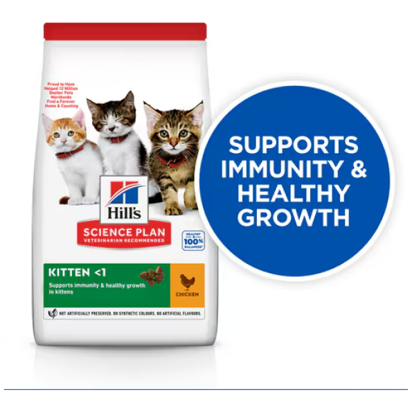 Hills Science Plan Dry Food with Chicken for Kittens 1-12 Months 1.5 kg