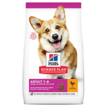 Hills Science Plan Dry Food with Chicken for Mini Breed Adult Dogs 1-6 Years & Up to 10kg 3 kg