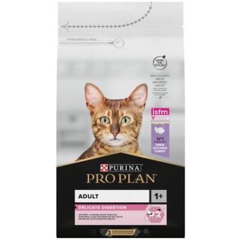 Purina Pro Plan Opti Digest Dry Food with Turkey for Delicate Adult Cats 1 Years 400 gr