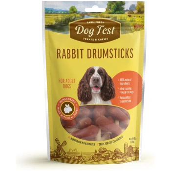 Dog Fest Rabbit Drumsticks For Adult Dogs 90g