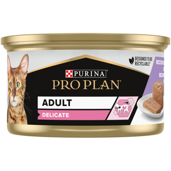 Purina Pro Plan Wet Food Mousse with Turkey for Adult Cats (85g)