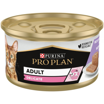 Purina Pro Plan Wet Food Mousse with Turkey for Adult Cats (85g)