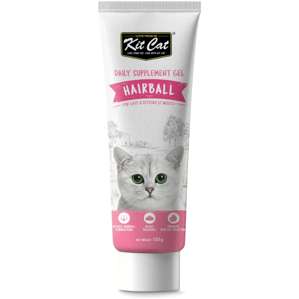 Kit Cat Hairball Daily Supplement Get for Cats & Kittens 12 weeks 120g