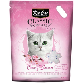 KITCAT CRYSTAL CHERRY BLOOSM CAT LITTER 5L