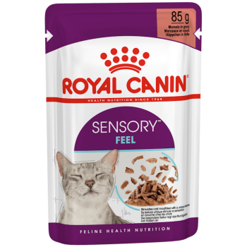 Royal Canin Sensory Feel Wet Food Morsels in Gravy for Adult Cats
