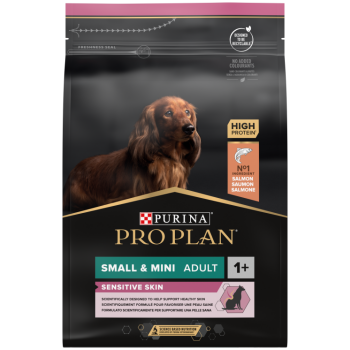Purina Pro Plan Opti Derma Dry Food with Salmon for Small amp Mini Breed Sensitive Adult Dogs 3 kg