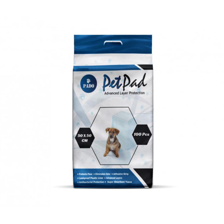 Pado Purr Pads Advanced Layer Protection Dog Pads 50x50cm 100 per pack