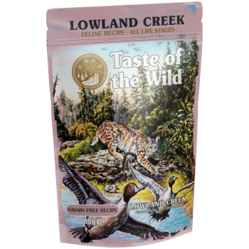 Taste of the Wild Lowland Creek Dry Cat Food with Roasted Quail Duck 85 gr