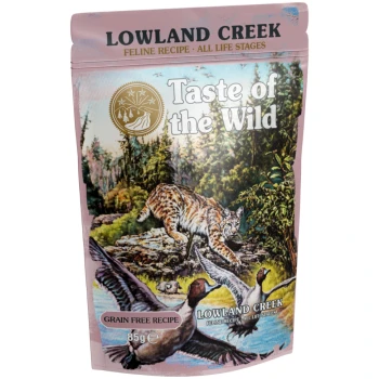 Taste of the Wild Lowland Creek Dry Cat Food with Roasted Quail Duck 85 gr