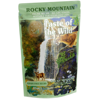 Taste of the Wild Cat Rocky Mountain Chicken  Salmon Chunks Pouch 85g