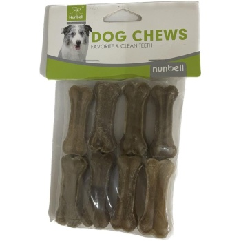 Nunbell Bones Chew Dog Toy for Dogs 8 pcs