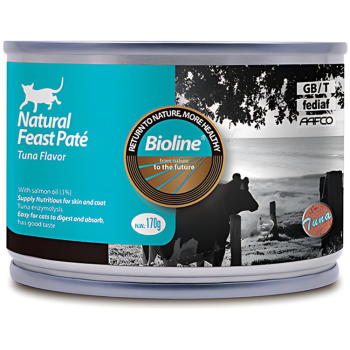 Bioline Natural Feast Pate Cat Can Tuna Flavor 170g