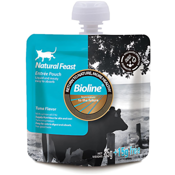 Bioline Natural Feast Entree Pouch Tuna Flavor 85g15g