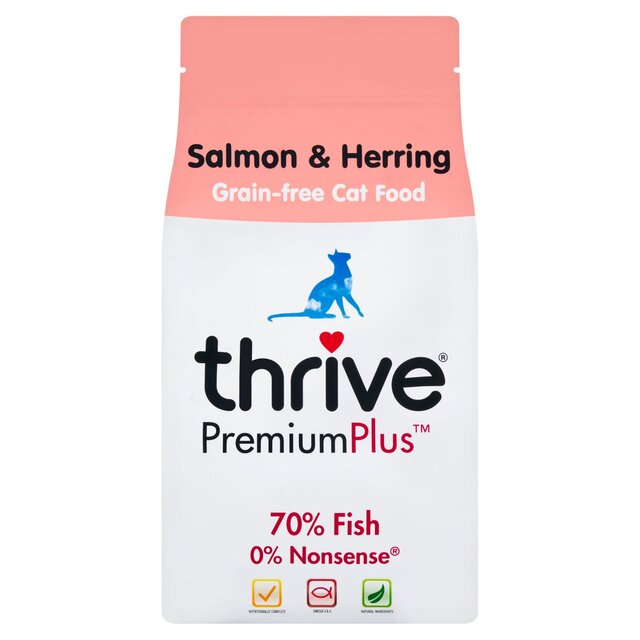 Thrive Premium Plus Dry Cat Food with Salmon  Herring 1.5 kg