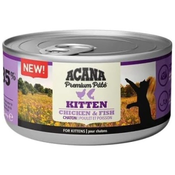 ACANA Premium Pate Kitten Chicken Fish Pt 85g