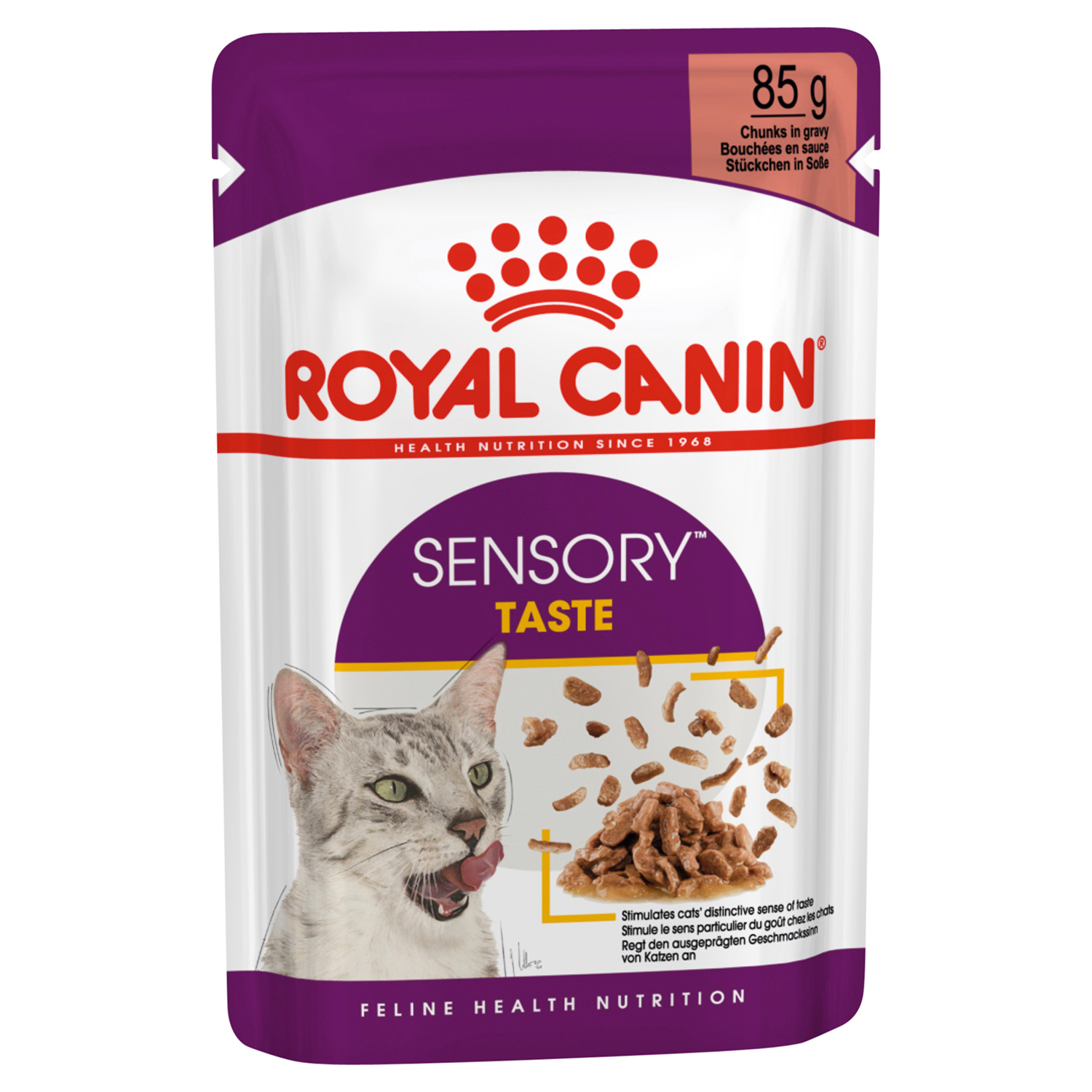 Royal Canin Sensory Taste Wet Food Chunks in Gravy for Adult Cats 85 gr