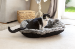 [755349151851] Mikki Cat Luxury Magic Pet Bed Pillow – Charcoal