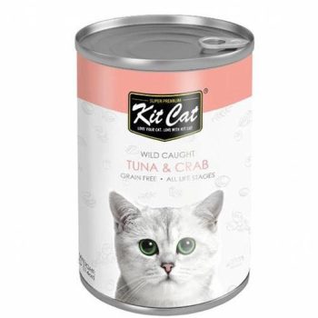 Kit Cat Wet Food with Tuna & Crab