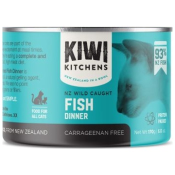 Kiwi Kitchens Wet Cat Food with Fish 170 gr