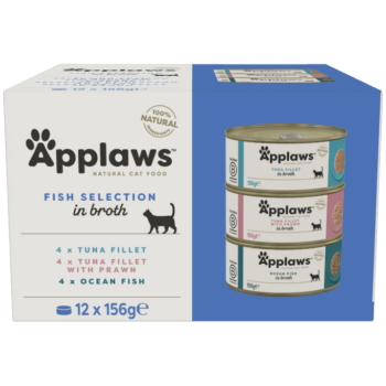 Applaws Fish Selection Multipack in Broth Cat Wet Food 12x156g