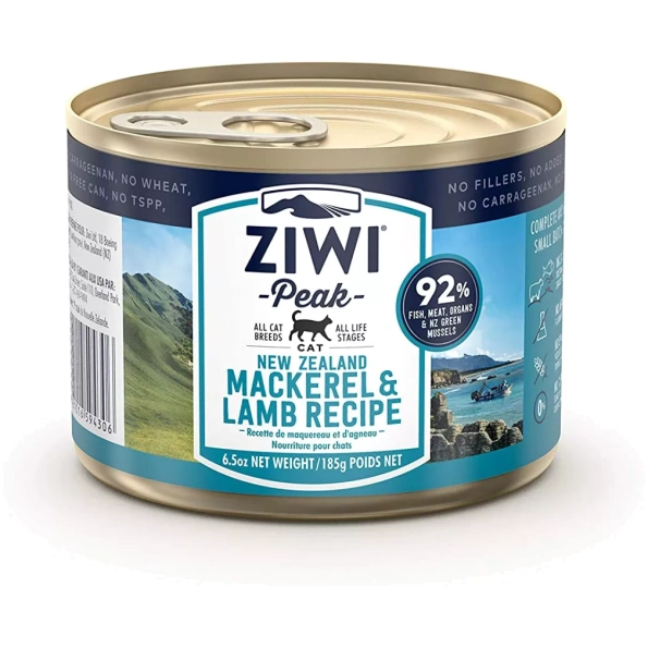 Ziwi Peak Wet Cat Food with Mackerel Lamb 185 gr